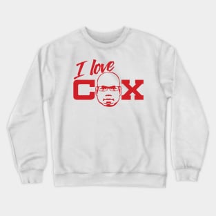 OH YES! OH YES! - Carl Cox Red Print Crewneck Sweatshirt